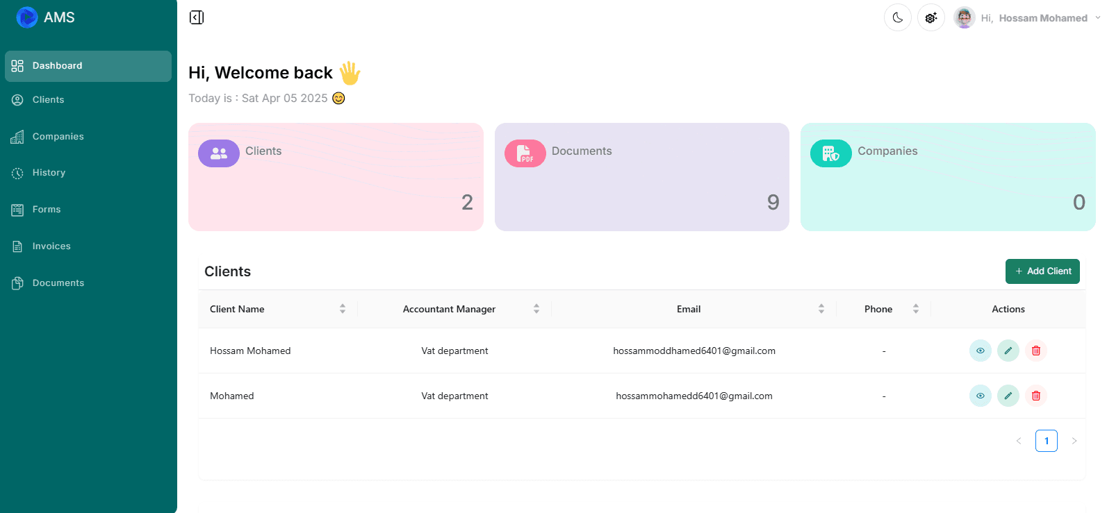 BudgetStaff application screenshot