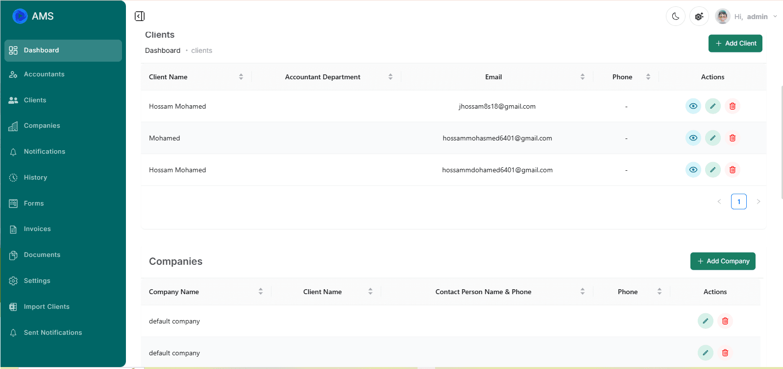 BudgetStaff application screenshot